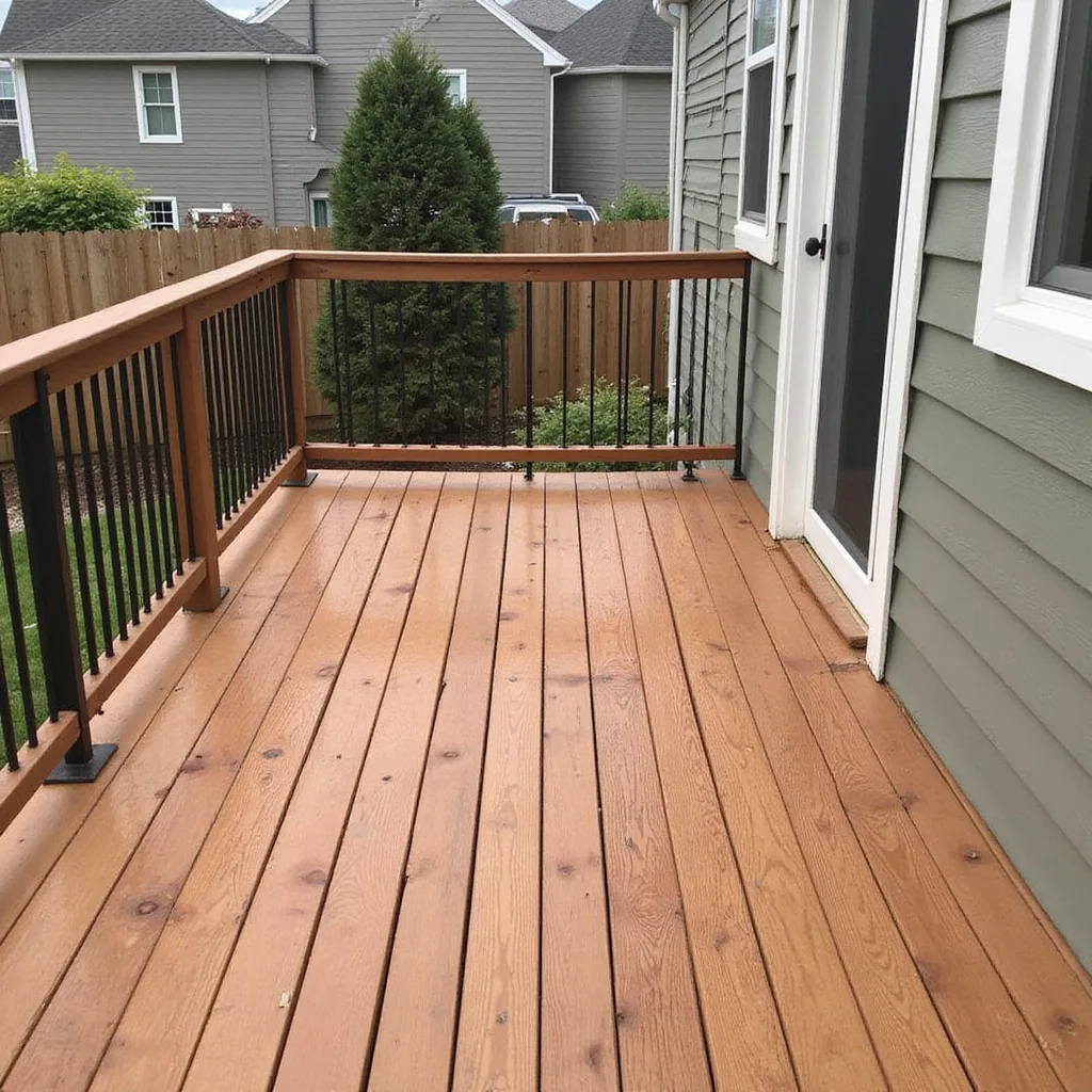 decking repair customer service experience safe cleanup
